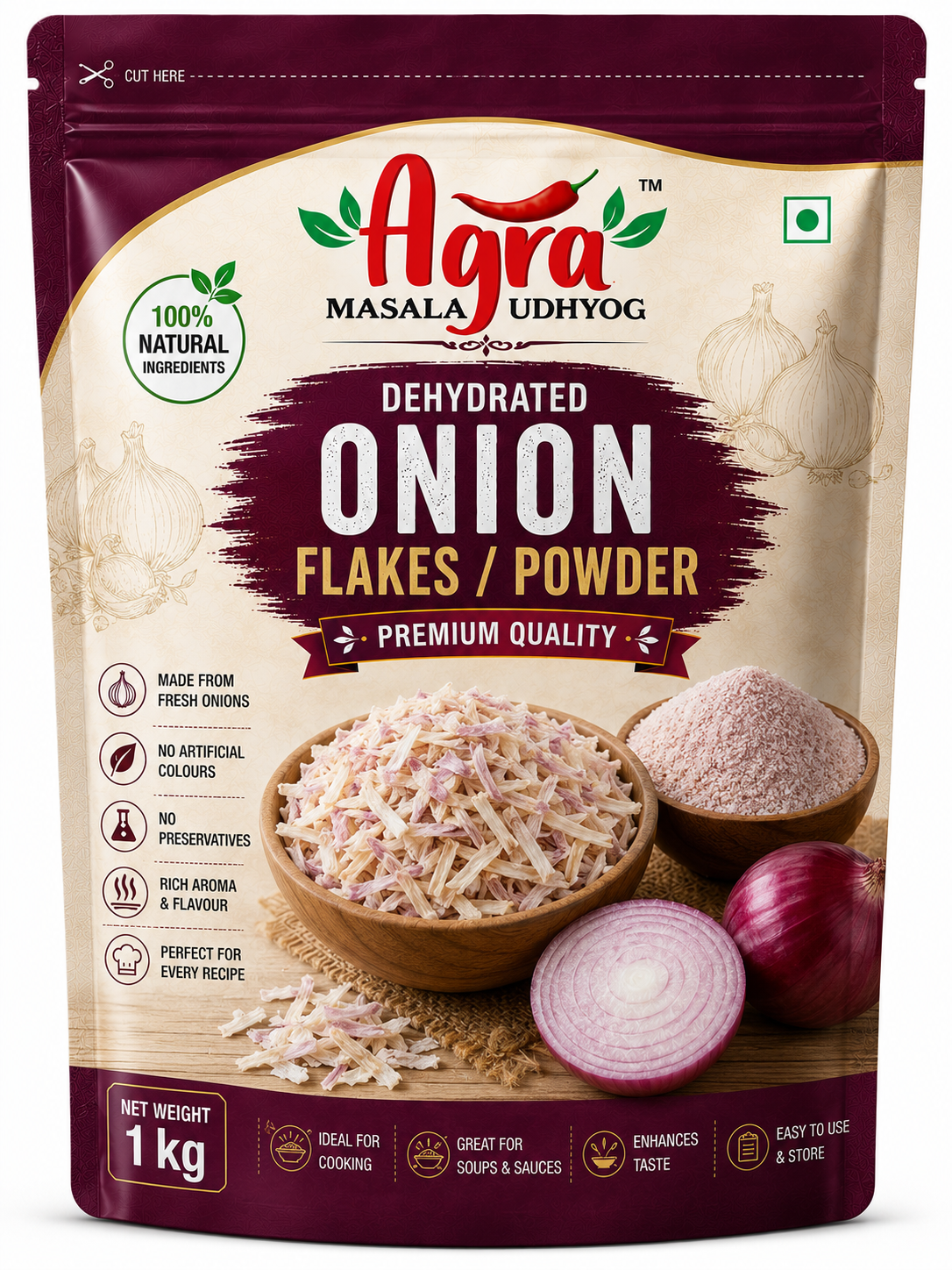 Dehydrated Onion Flakes / Powder